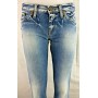 JEANS PANTALONE TAKE TWO LADY ADERENTE A ZAMPA DONNA VITA BASSA LAVAGGI TG 26