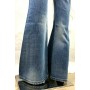 JEANS PANTALONE TAKE TWO LADY ADERENTE A ZAMPA DONNA VITA BASSA LAVAGGI TG 26