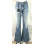 JEANS PANTALONE GAS VIVIENNE/S BROKEN DENIM ZAMPA DONNA VITA BASSA LAVAGGi tg32
