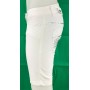 PANTALONCINO PINOCCHIETTO BERMUDA ANGEL DEVIL BIANCO ESTIVO DONNA STOCK  tg 30