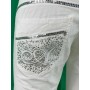 PANTALONCINO PINOCCHIETTO BERMUDA ANGEL DEVIL BIANCO ESTIVO DONNA STOCK  tg 30
