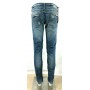 JEANS PANTALONE MET ANGEL ADERENTE DENIM DONNA TG 29 VITA BASSA LAVAGGI