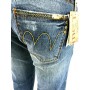 JEANS PANTALONE MET ANGEL ADERENTE DENIM DONNA TG 29 VITA BASSA LAVAGGI