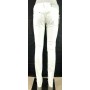 JEANS DONNA BIANCO MET BIDYS PANTALONI ADERENTI SEMI ELASTICIZZATI  TG 30