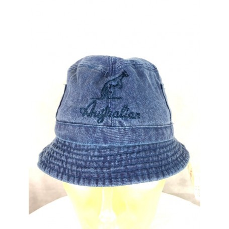 cappello pescatore estivo colore denim uomo australian