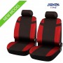 R43 COPRISEDILI ANTERIORI NERI ROSSO PER VOLVO V70 2000 - 2004 II FODERE AUTO