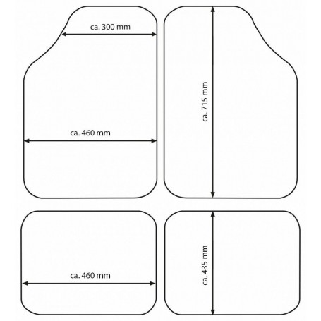 Tappetini Per Auto ProLine 3D Compatibile Con ALFA ROMEO 147 2000-2010 Tappetini Per Auto ProLine 3D Compatibile Con ALFA ROMEO 147 2000-2010