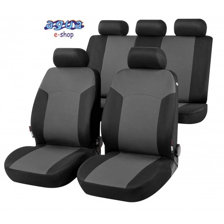 COPRISEDILI AGR01 PER RENAULT KADJAR FODERE AUTO NERO GRIGIO FODERINE COMPATIBILI