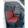 Coprisedili Furgoni Transporter 10478 sedile singolo e doppia panca rosso