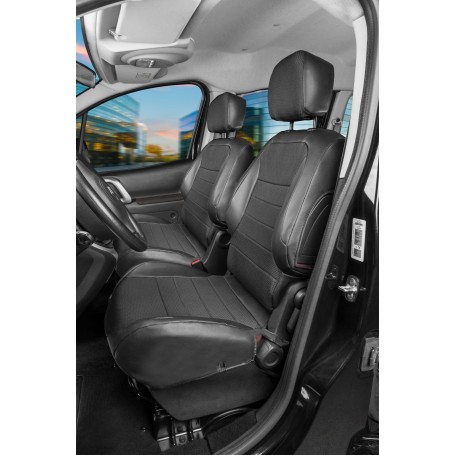 Coprisedile premium per Fiat talento 50159 furgoni fodere jacquard e ecopelle