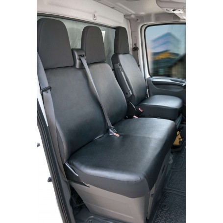 Coprisedile per iveco Daily 11499 sedili anteriori similpelle nero