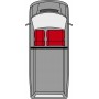 Coprisedile per iveco Daily 11499 sedili anteriori similpelle nero