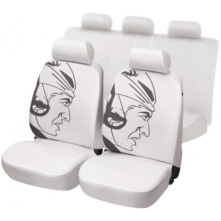 COPRISEDILI 12684 BIANCO COTONE FODERE AUTO COMPATIBILI UNIVERSALI