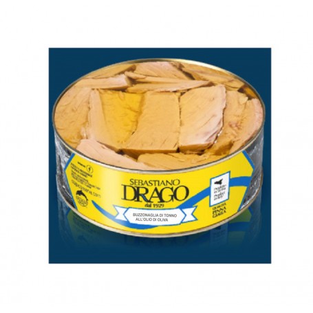 BUZZONAGLIA DI TONNO DRAGO IN OLIO DI OLIVA 1 LATTA DA GR 2400 CONSERVE