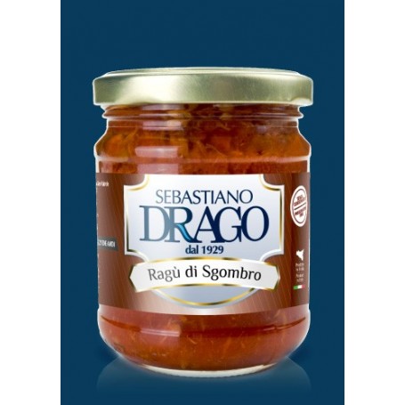 RAGU' PRONTO DI SGOMBRO DRAGO PREPARATO COTTO PZ 6 IN VETRO 1,90GR