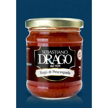 RAGU' PRONTO DI PESCE SPADA DRAGO PREPARATO COTTO PZ 3 IN VETRO 2,90GR
