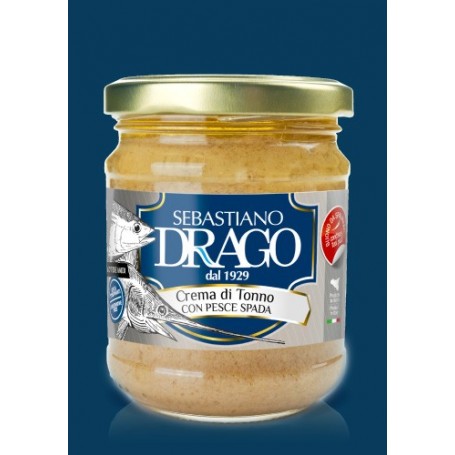 CREMA DI TONNO E PESCESPADA CONSERVE CONDIMENTO BRUSCHETTE CONDIMENTI 3 X 180 GR
