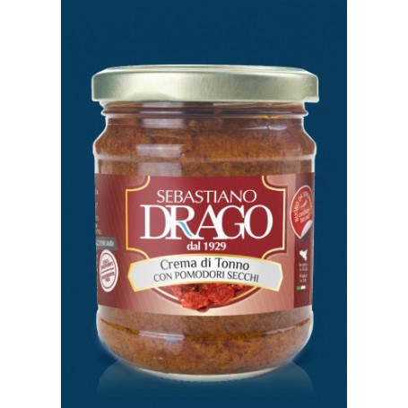CREMA DI TONNO E POMOD SECCHI CONSERVE CONDIMENTO BRUSCHETTE CONDIMENTI 3 X 180 GR