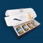 Pack regalo 4x200 gr filetti di tonno sgombro pesce spada salmone drago conserve