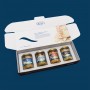 Pack regalo 4x200 gr filetti di tonno sgombro pesce spada salmone drago conserve