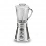 Ariete 561 Blendy Metal Frullatore con lame in  Inox Tazza in vetro 800 ml 2 velocità + Pulse 300 W Argento
