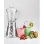Ariete 561 Blendy Metal Frullatore con lame in  Inox Tazza in vetro 800 ml 2 velocità + Pulse 300 W Argento