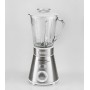 Ariete 561 Blendy Metal Frullatore con lame in  Inox Tazza in vetro 800 ml 2 velocità + Pulse 300 W Argento