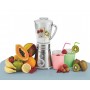Ariete 561 Blendy Metal Frullatore con lame in  Inox Tazza in vetro 800 ml 2 velocità + Pulse 300 W Argento