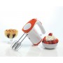 Ariete 1565 Mixy Professional Sbattitore elettrico con ciotola rotante 5 velocità 2 set di fruste in  Inox 2,4 L 300 W Arancione