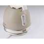 Ariete 2877 Bollitore elettrico 1,7 Litri di Design Infusi, tè e tisane Autosp 2000 W  Inox Linea Vintage Beige