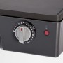 Ariete 1916 Multi Grill 3 in 1 Griglia Elettrica, Barbecue, Piastra liscia e rigata apertura a 180° Termost regolabi 2400 W Nero