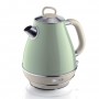 Ariete 2869 Bollitore Elettrico 1,7 Litri di Design Infusi, tè e tisane Autosp 2000 W  Inox Linea Vintage Verde