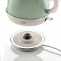 Ariete 2869 Bollitore Elettrico 1,7 Litri di Design Infusi, tè e tisane Autosp 2000 W  Inox Linea Vintage Verde