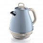 Ariete 2869 Bollitore Elettrico 1,7 Litri di Design Infusi, tè e tisane Autosp 2000 W  Inox Linea Vintage Celeste