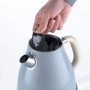 Ariete 2869 Bollitore Elettrico 1,7 Litri di Design Infusi, tè e tisane Autosp 2000 W  Inox Linea Vintage Celeste