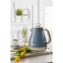 Ariete 2869 Bollitore Elettrico 1,7 Litri di Design Infusi, tè e tisane Autosp 2000 W  Inox Linea Vintage Celeste