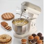 Ariete 1588 Impastatrice Planetaria Pane, pizza e dolci 7 Velocità 3 Fruste 5,5 Litri  Inox 2400 W Linea Vintage Beige