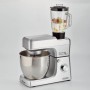 Ariete 1598 Gourmet Professional 7L Metal Impastatrice Planetaria, Frullatore Ciotola Inox 7 L Caraffa in vetro 1200 W 6velocità