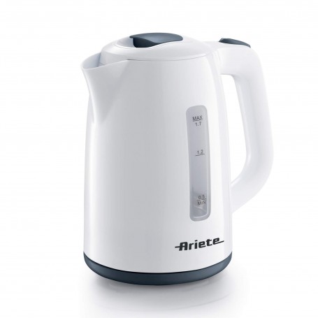 Ariete 2875 Bollitore Elettrico da 1,7 Litri Base cordless Spegnimento automatico Livello acqua visibile dall'esterno