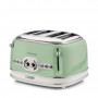 Ariete 156 Tostapane Vintage 4 fette di pane senza pinze 6 Livelli di tostatura Defrost 1600 W Linea Vintage Verde