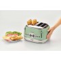 Ariete 156 Tostapane Vintage 4 fette di pane senza pinze 6 Livelli di tostatura Defrost 1600 W Linea Vintage Verde