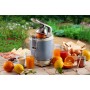 Ariete 413 Spremiagrumi Elettrico con Leva Salvagoccia Motore Silenzioso 85 W Design Vintage Celeste