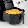 Ariete 4618 Airy Fryer XXL Friggitrice ad Aria Frigge 2,5 kg di Patatine Fritte 7 Litri Cottura Senza Olio e Grassi 1800 W Nero