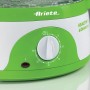 Ariete 911 Healthy Steam Vaporiera Elettrica 3 Cestelli Contenitore per riso Timer 60? 800 W 9 Litri Bianco e Verde