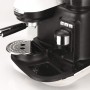Ariete 1318 Moderna Macchina per caffè espresso con macinacaffè integrato, cappuc per schiuma di latte, 1filtro, 1080W, bianco