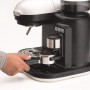Ariete 1318 Moderna Macchina per caffè espresso con macinacaffè integrato, cappuc per schiuma di latte, 1filtro, 1080W, bianco