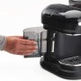 Ariete 1318 Moderna Macchina per caffè espresso con macinacaffè integrato, cappuc per schiuma di latte, 1filtro, 1080W, nero