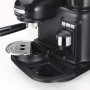 Ariete 1318 Moderna Macchina per caffè espresso con macinacaffè integrato, cappuc per schiuma di latte, 1filtro, 1080W, nero