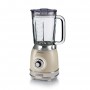 Ariete 583, Frullatore Vintage con tazza in vetro da 1,5 Litri, 4 Lame in  Inox, 4 Velocità + Pulse,1000 W, Beige