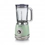 Ariete 583, Frullatore Vintage con tazza in vetro da 1,5 Litri, 4 Lame in  Inox, 4 Velocità + Pulse,1000 W, Verde